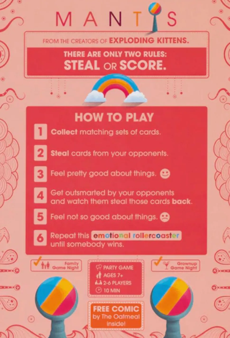 Mantis - A Party Game by Exploding Kittens Card Game
