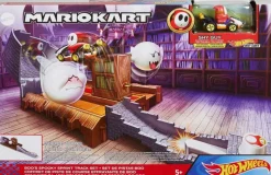 Mario Kart - Boo's Spooky Sprint Track Set Hot Wheels 1/64th Scale Die-Cast Vehicle Playset