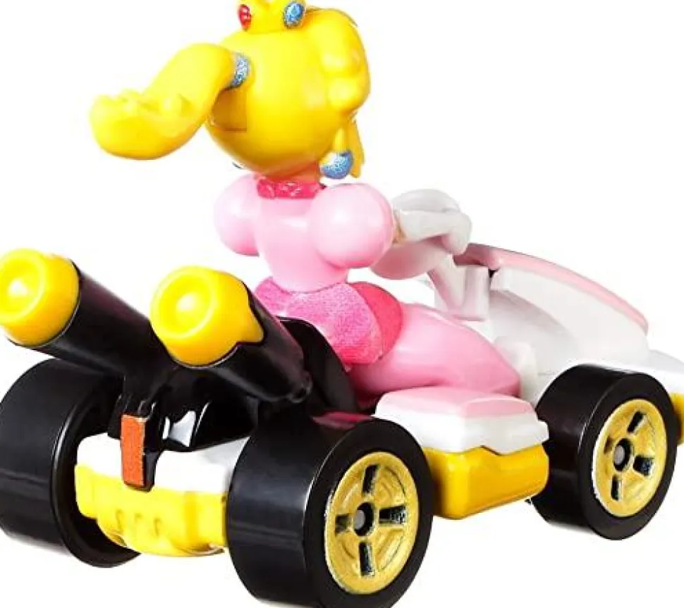 Mario Kart - Princess Peach (Standard Kart) Hot Wheels 1/64th Scale Die-Cast Vehicle