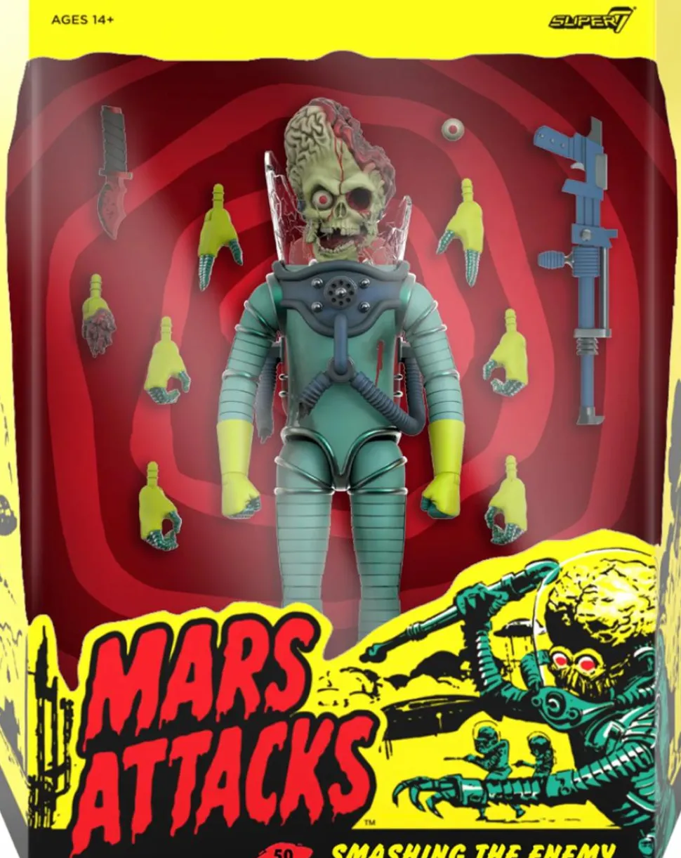 Mars Attacks - Wave 1 Ultimates! 7" Scale Action Figure Bundle (Set of 2)