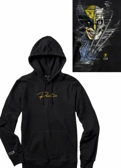 Marvel - Marvel x Primitive Wolverine Oversized Black Sweatshirt Hoodie