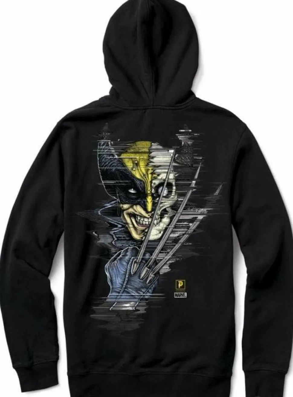 Marvel - Marvel x Primitive Wolverine Oversized Black Sweatshirt Hoodie