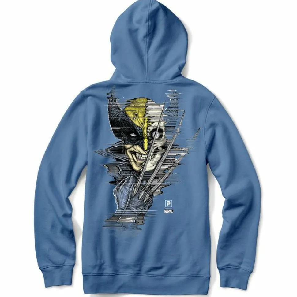 Marvel - Marvel x Primitive Wolverine Blue Sweatshirt Hoodie