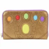 Marvel - Metallic Thanos Gauntlet 4" Faux Leather Zip-Around Wallet