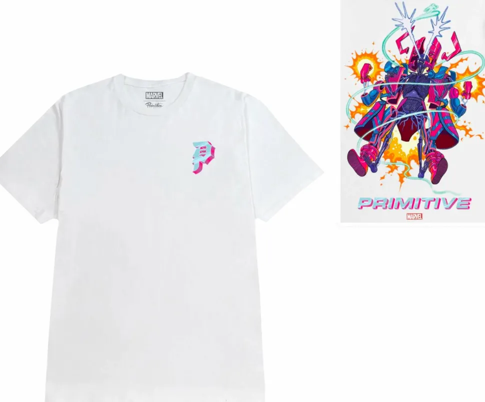 Marvel - Nychos x Primitive Galactus White T-Shirt