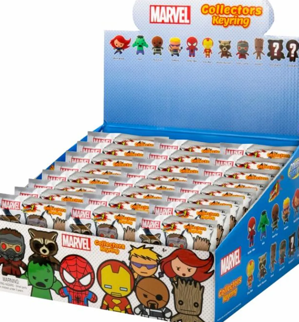 Marvel - Series 1 3D Figural Keychain (Display of 24 Units)