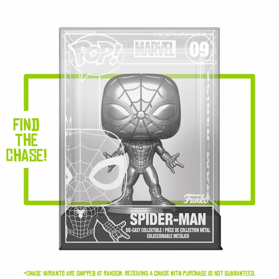 Marvel - Spider-Man, Black Panther & Thor Diecast Metal Pop! Vinyl Figure Bundle (Funko / Popcultcha Exclusive) (Set of 3)