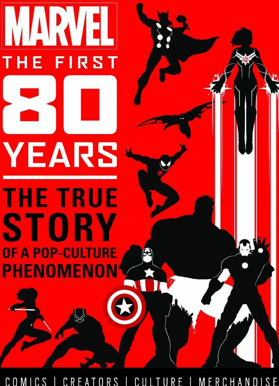 Marvel - The First 80 Years: The True Story of a Pop-Culture Phenomenon Hardcover Book