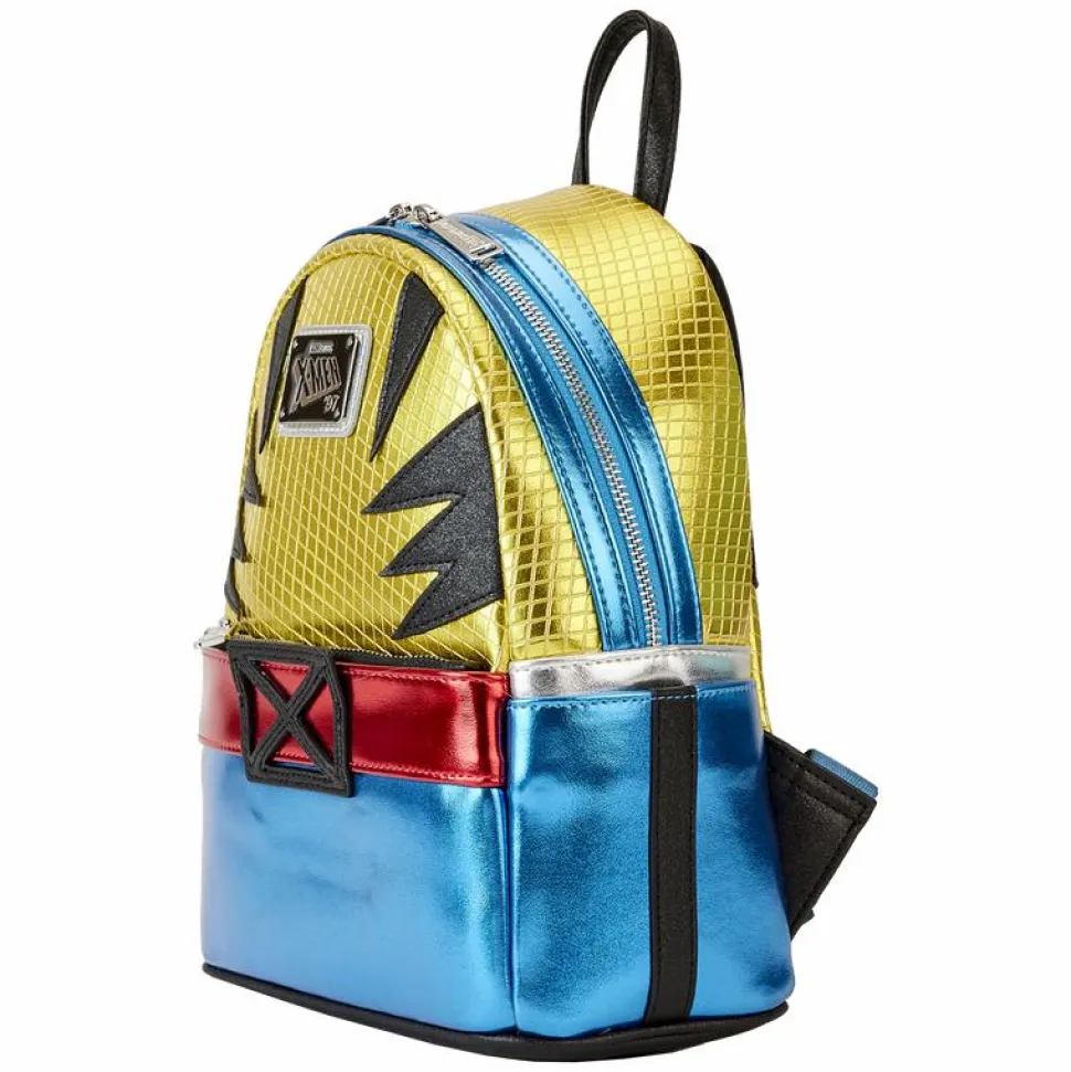 Marvel - Wolverine Metallic Cosplay 10" Faux Leather Mini Backpack