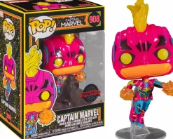 Marvel: Blacklight - Thanos, Captain Marvel & Ant-Man Blacklight Pop! Vinyl Bundle (Set of 3)