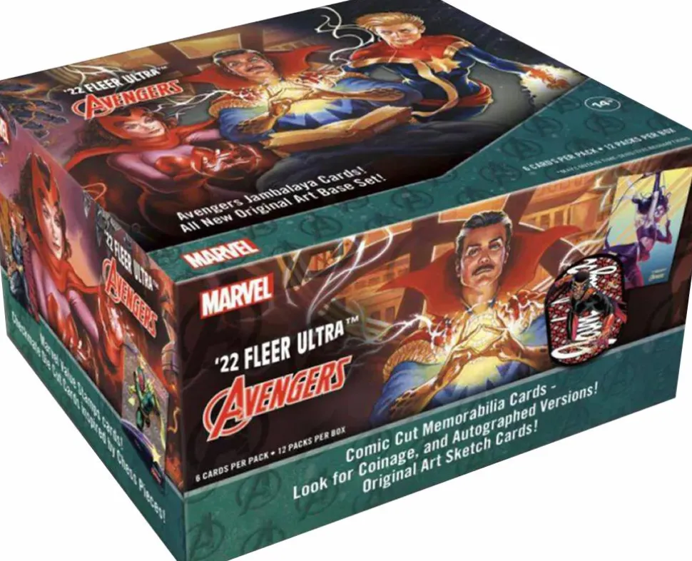Marvel Comics - 2022 Fleer Ultra Avengers Trading Cards Booster Box (12 Packs)