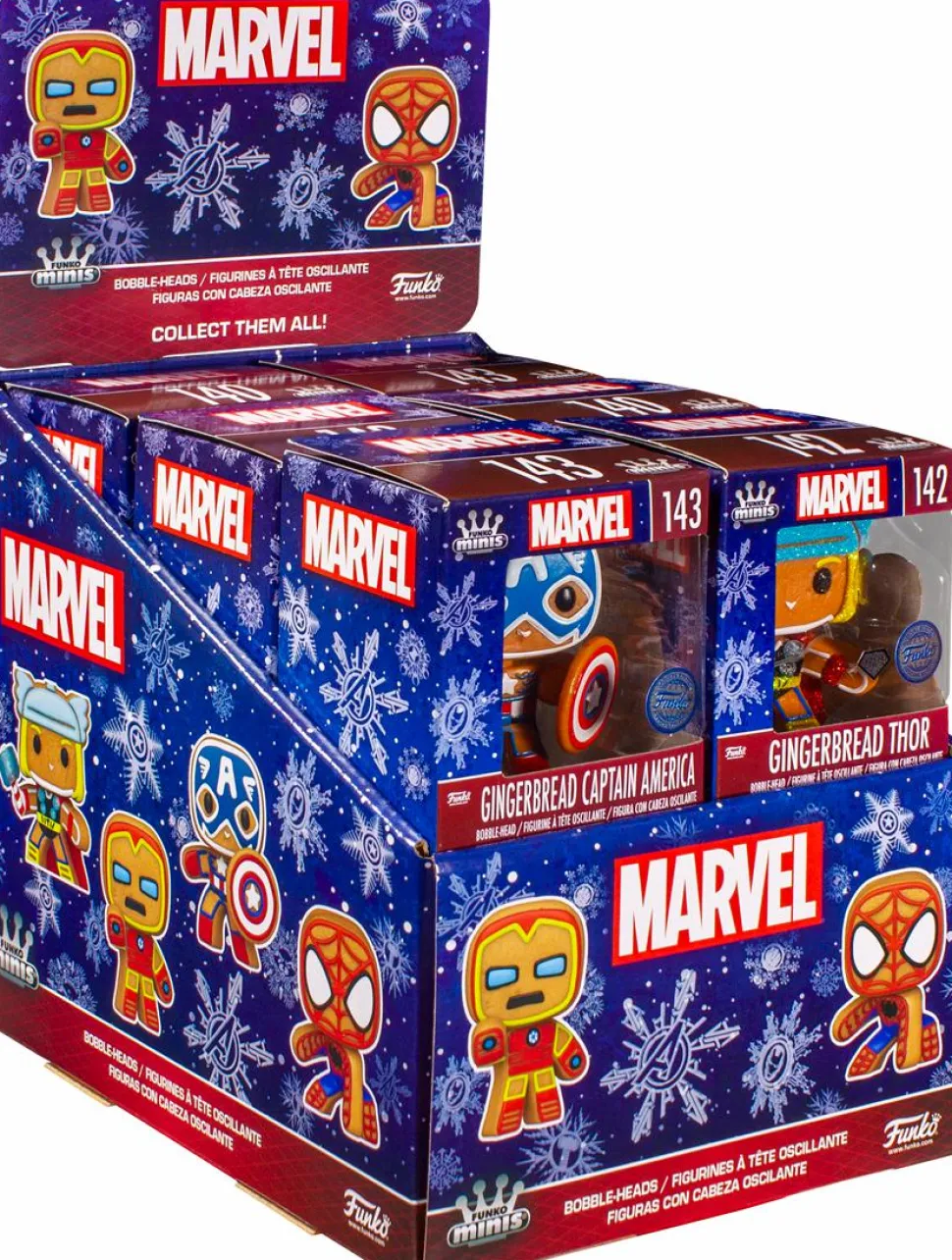 Marvel: Holiday - Gingerbread Minis 3” Scale Vinyl Figure (Display of 12)