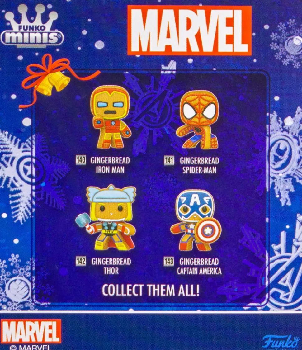 Marvel: Holiday - Gingerbread Minis 3” Scale Vinyl Figure (Display of 12)