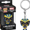 Marvel: Lucha Libre Edition - El Animal Indestructible Wolverine Pop! Vinyl Figure Pocket Pop! Vinyl Keychain