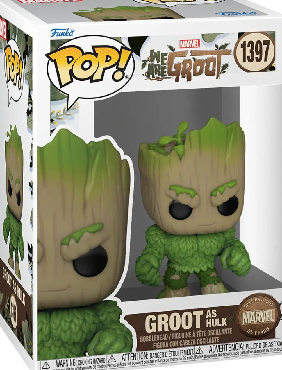 Marvel 85th Anniversary: We Are Groot - Groot as Hulk Pop! Vinyl Figure