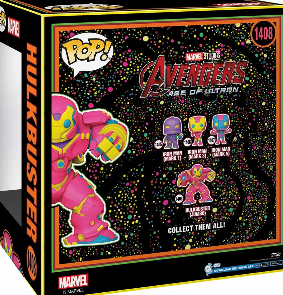 Marvel: The Infinity Saga - Hulkbuster Blacklight 10" Pop! Vinyl Figure