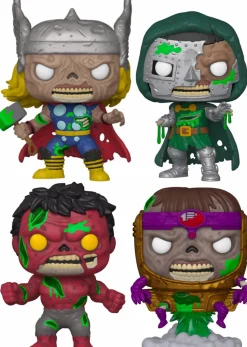 Marvel Zombies - Thor More Zombies Pop! Vinyl Bundle (Set of 4)