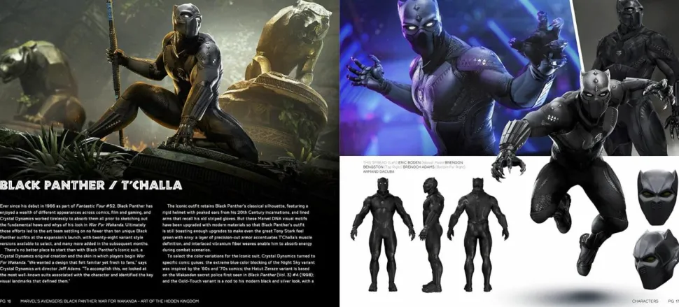Marvel’s Avengers (2020) - Black Panther: War for Wakanda Expansion: Art of the Hidden Kingdom Hardcover Book