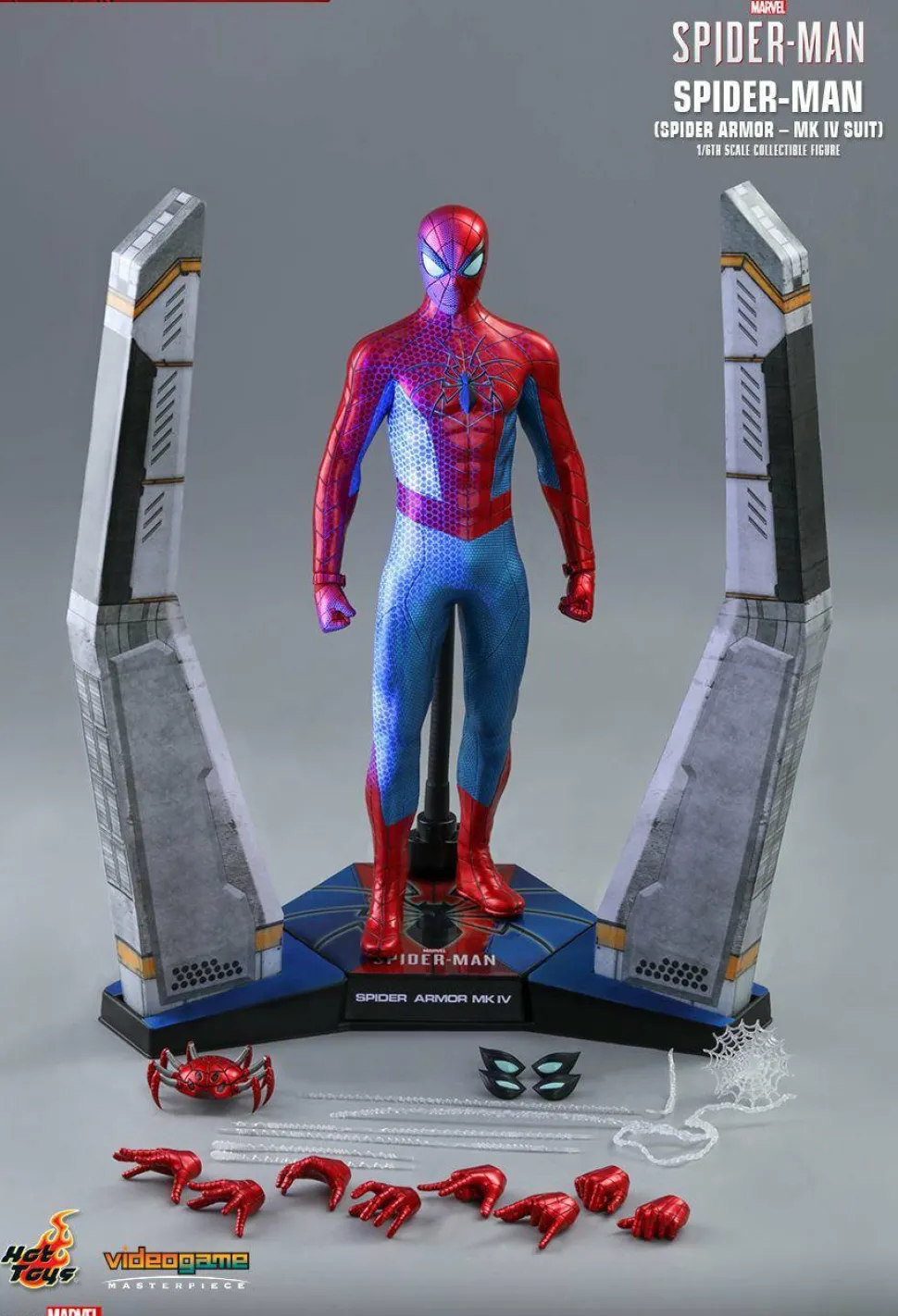 Marvel’s Spider-Man (2018) - Spider-Man MK IV Armour Suit 1/6th Scale Hot Toys Action Figure