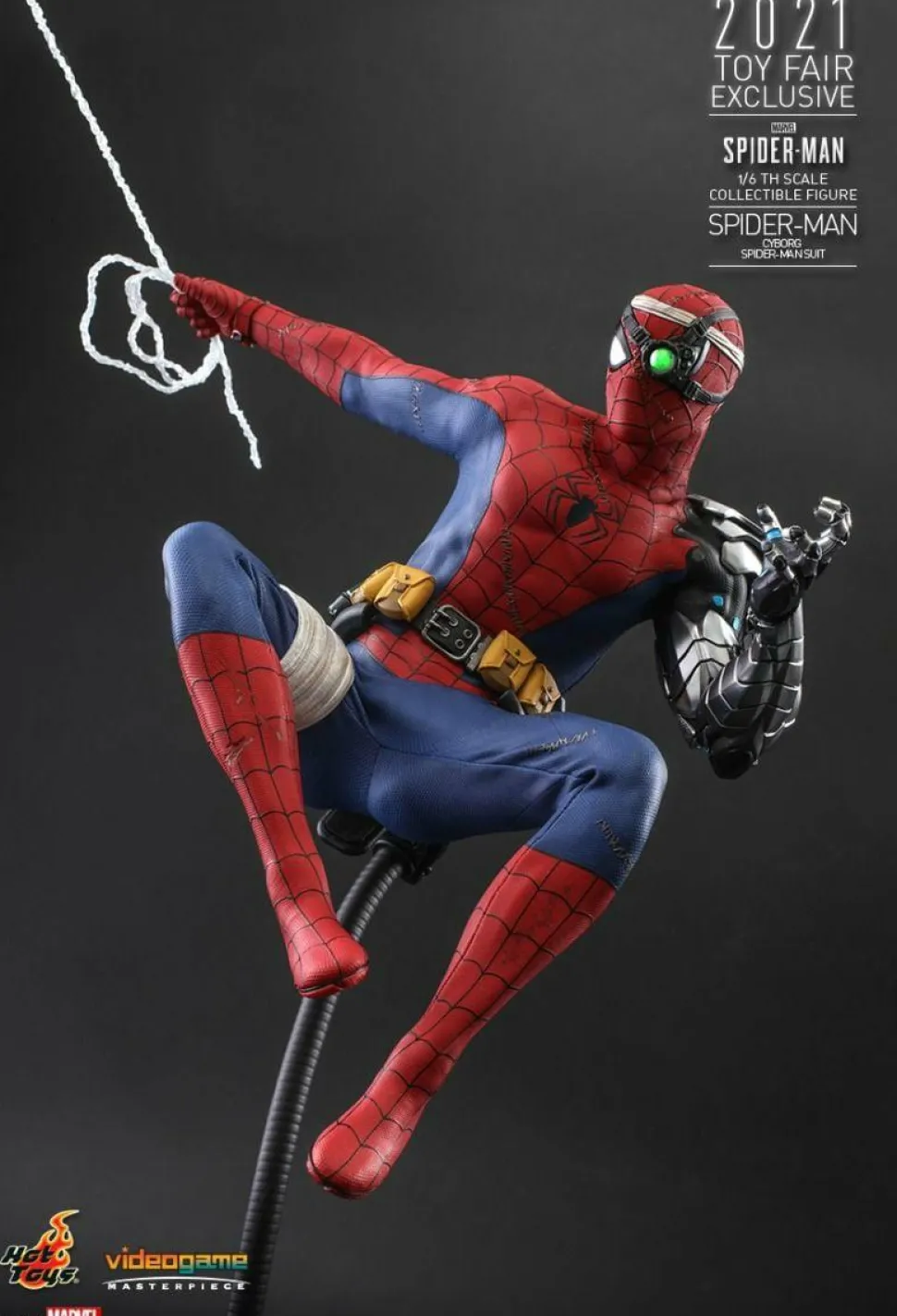 Marvel’s Spider-Man (2018) - Spider-Man in Cyborg Spider-Man Suit 1/6th Scale Hot Toys Action Figure (2021 Toy Fair Exclusive) (INT Sales Only)
