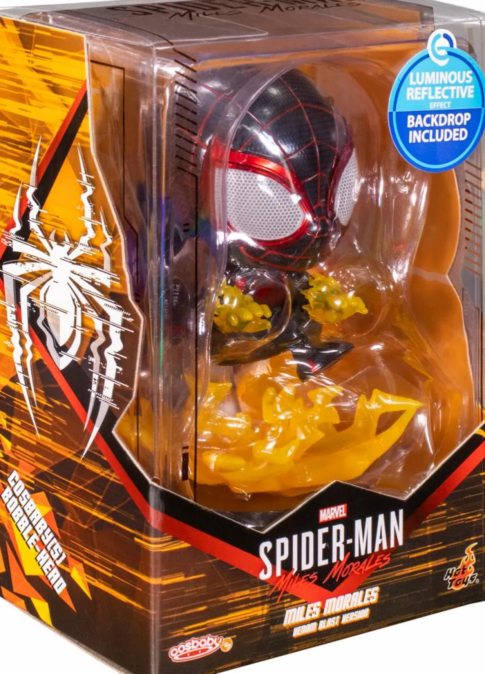 Marvel’s Spider-Man: Miles Morales - Miles Morales Venom Blast Cosbaby (S) Hot Toys Figure