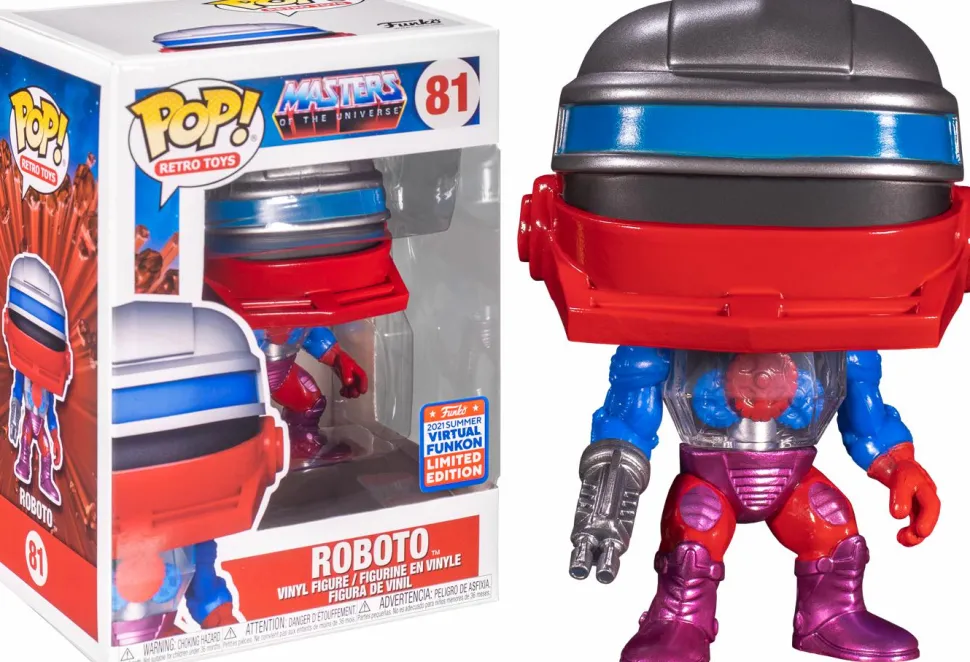 Masters of the Universe - Roboto Pop! Vinyl Figure (2021 Summer Convention Exclusive)