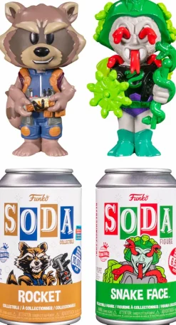 Masters of the Universe - Snake Face & Rocket Raccoon Vinyl SODA Figure in Collector Can Bundle (Set of 2) (2021 Fall Convention Exclusive)