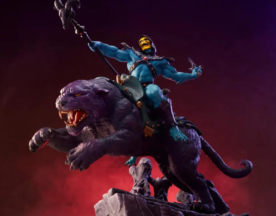 Masters of the Universe - Skeletor & Panthor 1/6th Scale Maquette Statue