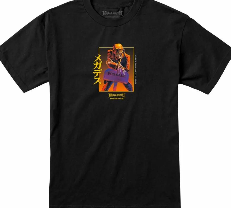 Megadeth - Megadeth x Primitive Peace Sells Black T-Shirt