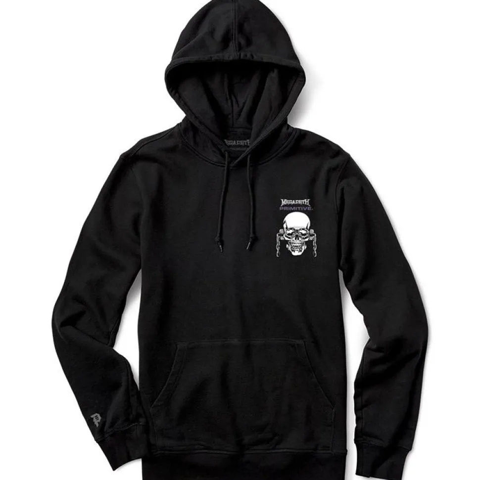 Megadeth - Megadeth x Primitive Dirty P Chains Black Sweatshirt Hoodie