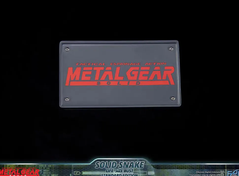 Metal Gear Solid - Solid Snake 1:1 Scale Life-Size Bust