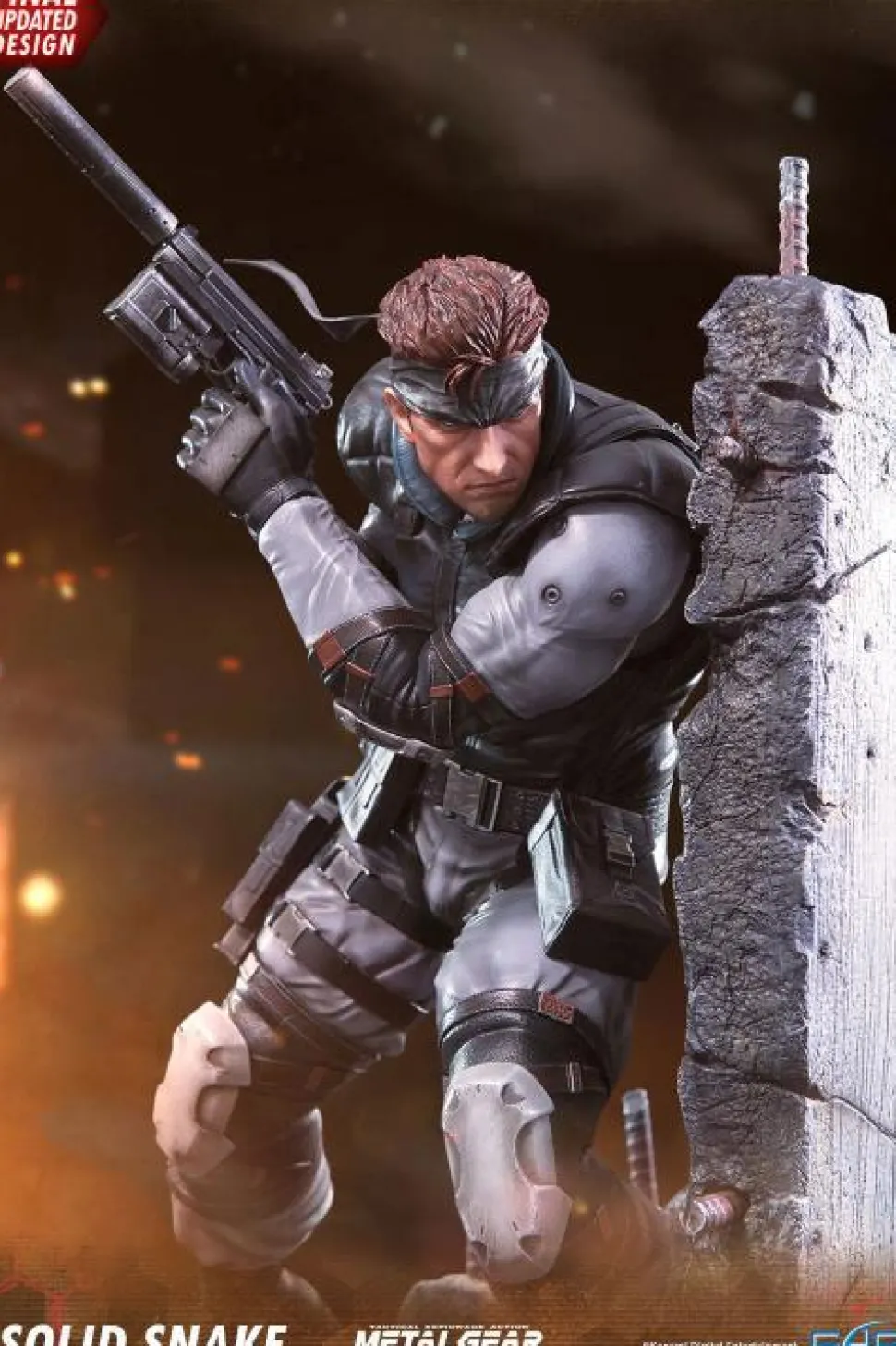 Metal Gear Solid - Solid Snake 17" Statue