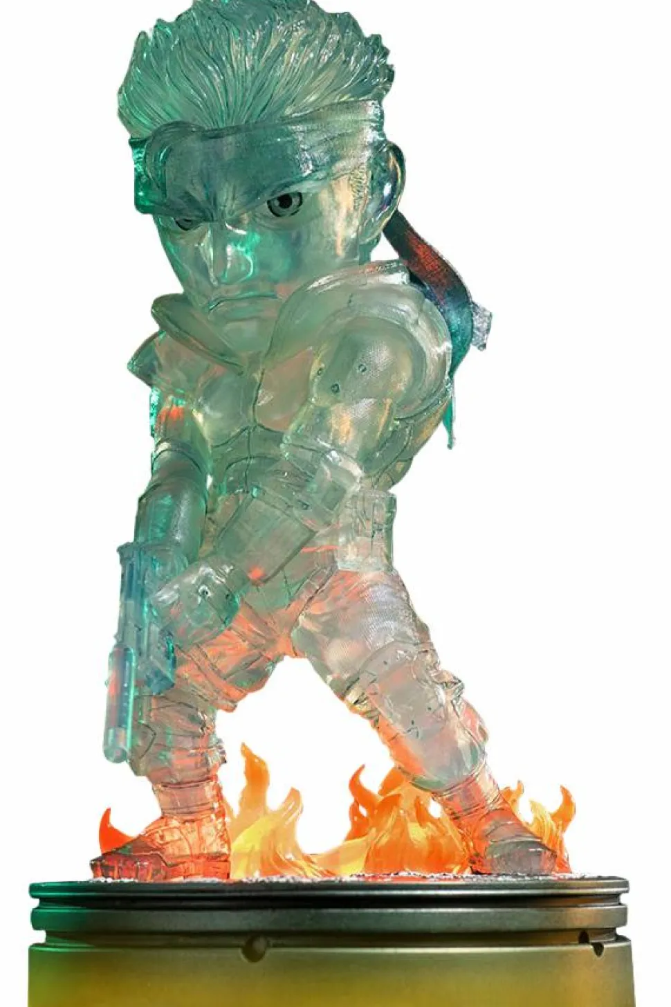 Metal Gear Solid - Solid Snake Stealth Camouflage 8" PVC Statue