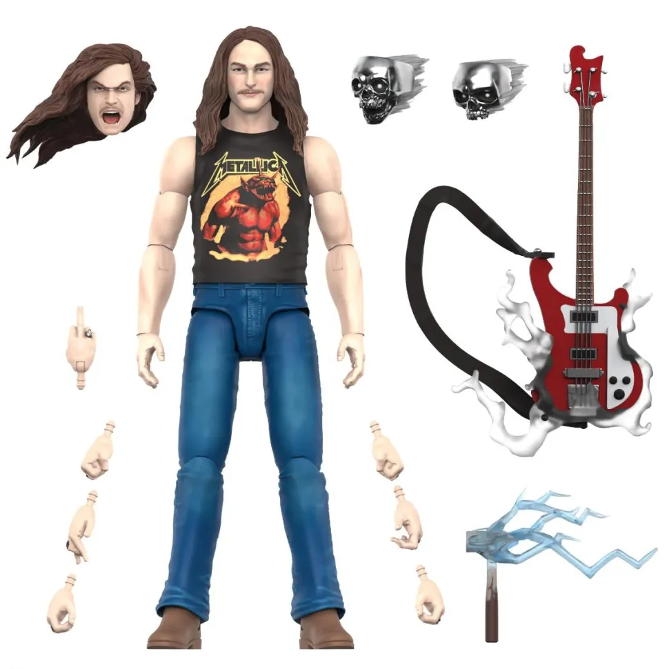 Metallica - Cliff Burton (Superhero Poster) Ultimates! 7" Scale Action Figure (Wave 2)