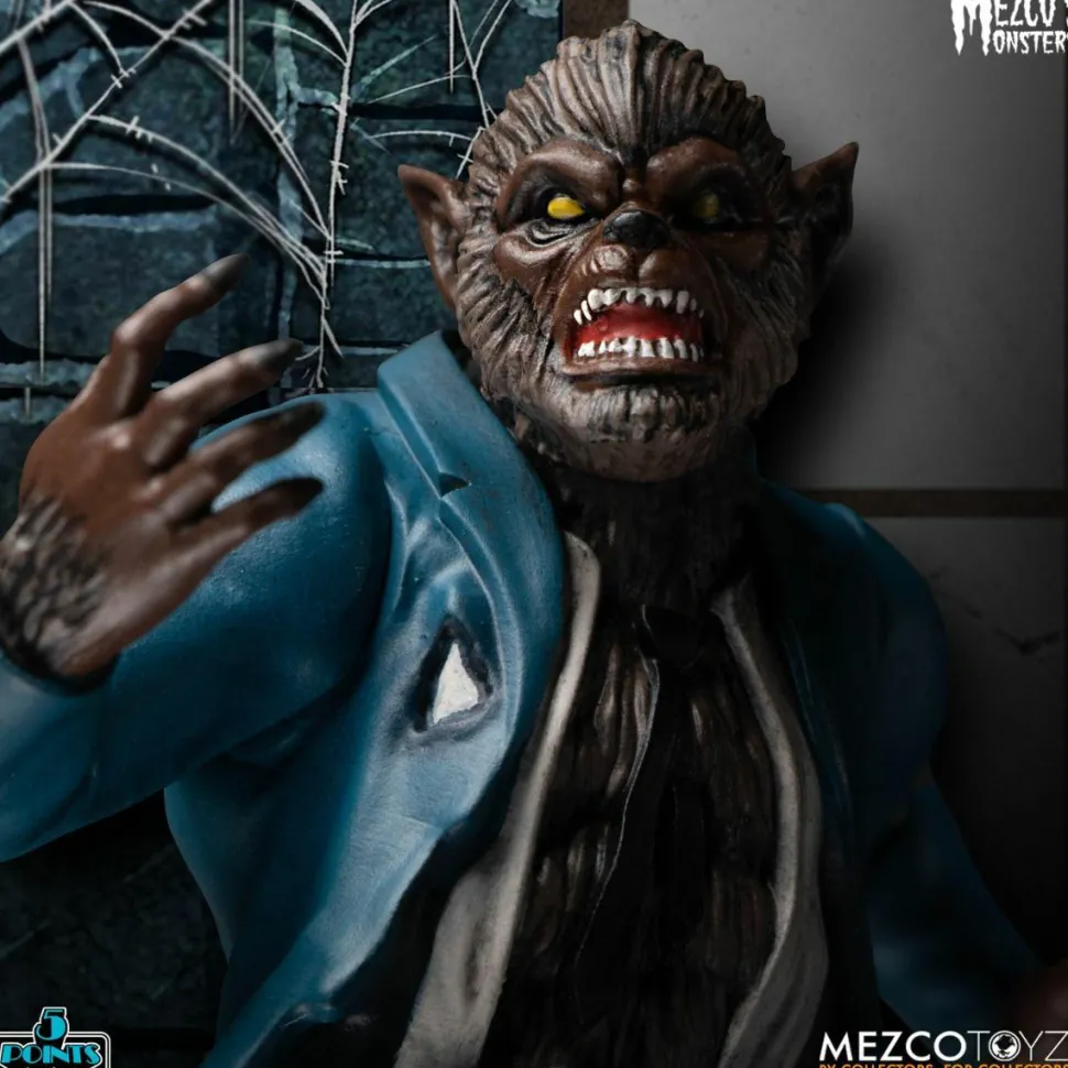 Mezco’s Monsters - Tower of Fear Deluxe 5-Points 3.75” Action Figure 5-Pack