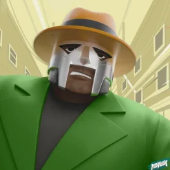 MF Doom x Madlib - All Caps Madvillain SuperSize 16" Vinyl Figure