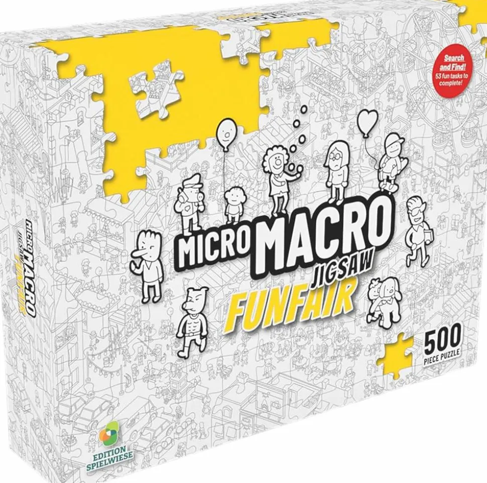 MicroMacro: Crime City - Funfair 500 Piece Jigsaw Puzzle