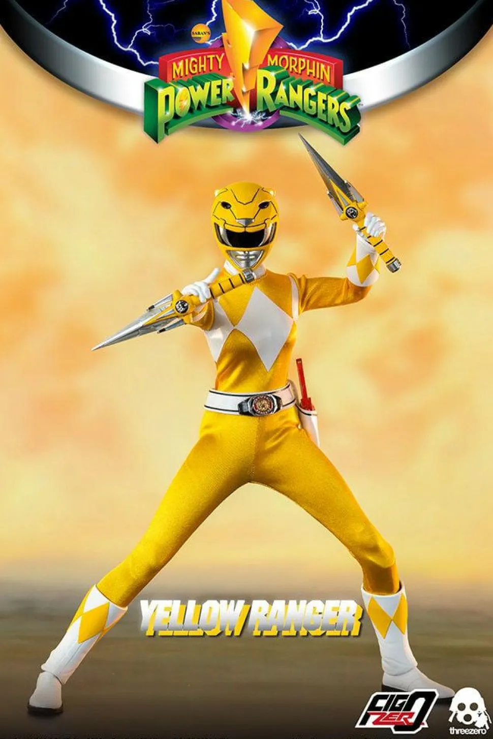 Mighty Morphin Power Rangers - Yellow Ranger 1/6th Scale Action Figure