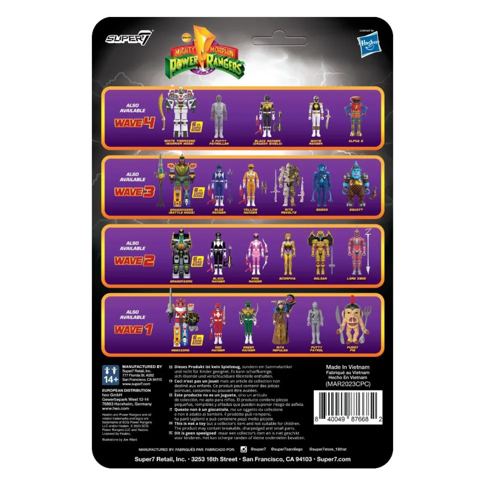 Mighty Morphin Power Rangers - Megazord (Halloween Variant) ReAction 6" Action Figure