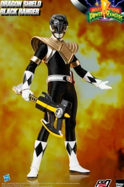 Mighty Morphin Power Rangers - Dragon Shield Black Ranger FigZero 1/6th Scale Action Figure