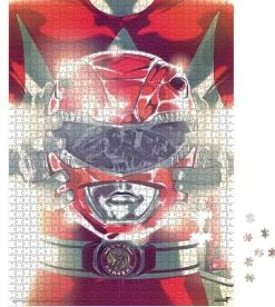 Mighty Morphin Power Rangers - Red Ranger Foil 1000 Piece Jigsaw Puzzle