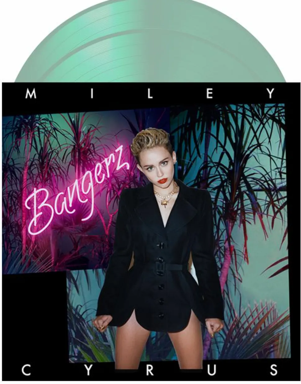 Miley Cyrus - Bangerz 10th Anniversary Edition 2xLP Vinyl Record (Sea Glass Coloured Vinyl)