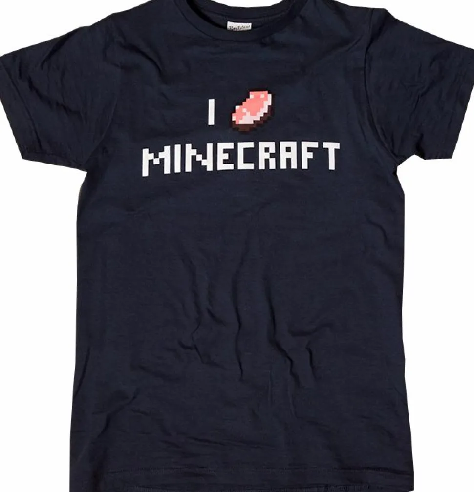 Minecraft - I Porkchop Minecraft Male Navy Premium T-Shirt