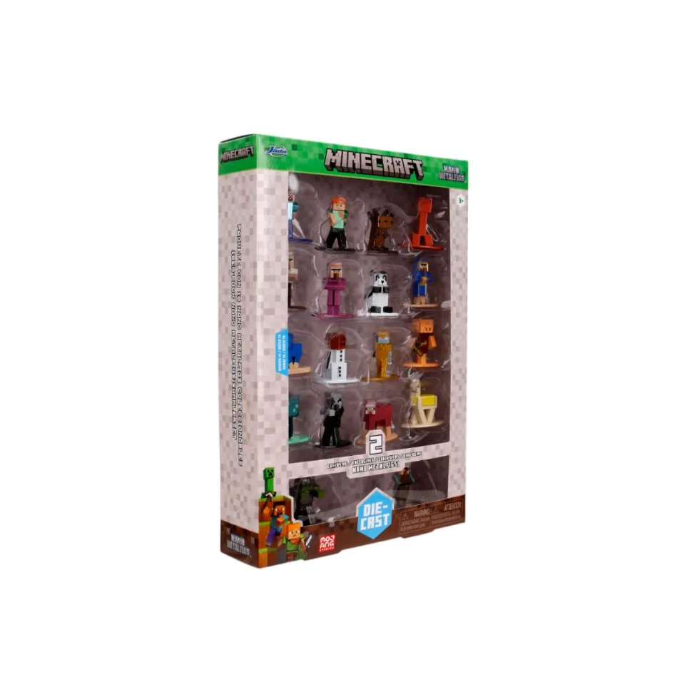 Minecraft - Nano Metalfigs 1.65" Exclusive Die-Cast Figure 18-Pack (Series 14)