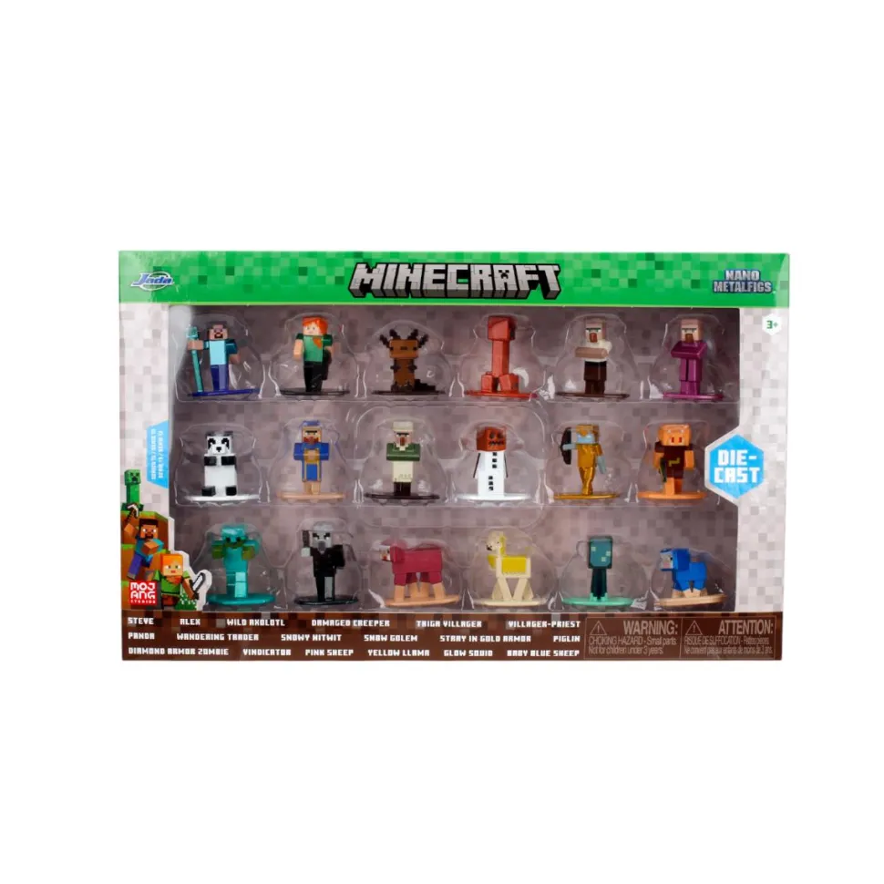 Minecraft - Nano Metalfigs 1.65" Die-Cast Figure 18-Pack (Series 13)