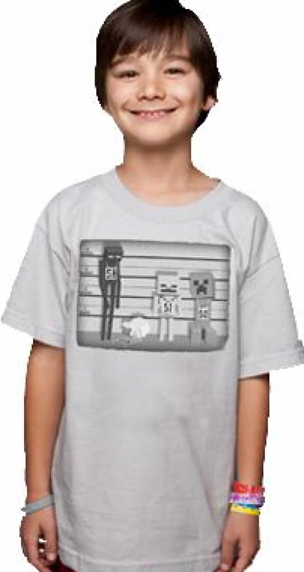 Minecraft - Silver Lineup Kids or Youth T-Shirt