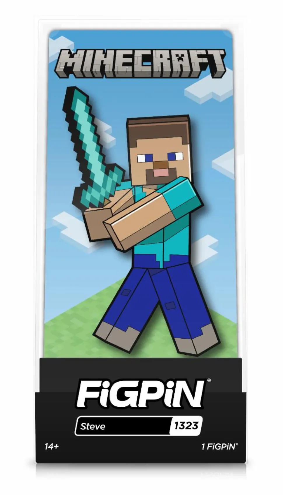 Minecraft - Steve (Ver. 2) FiGPiN Enamel Pin