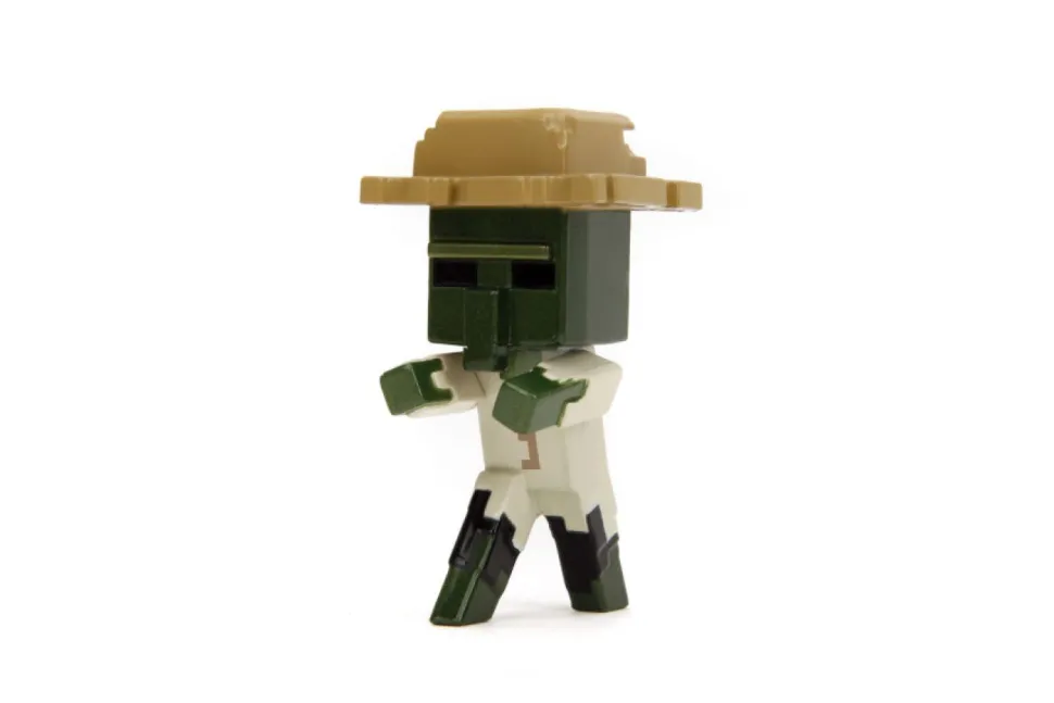 Minecraft Legends - Hero Ranger, Zombie, Piglin Blaze Runt & Piglin Mace Runt Metalfigs 2.5" Die-Cast Figure 4-Pack
