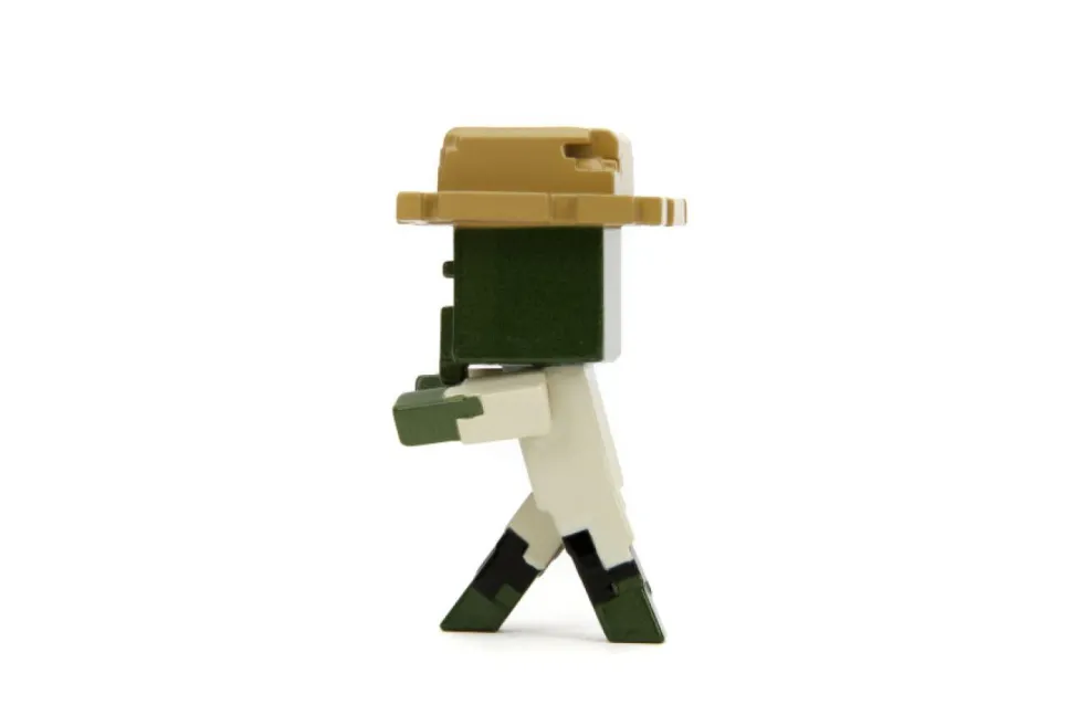 Minecraft Legends - Hero Ranger, Zombie, Piglin Blaze Runt & Piglin Mace Runt Metalfigs 2.5" Die-Cast Figure 4-Pack