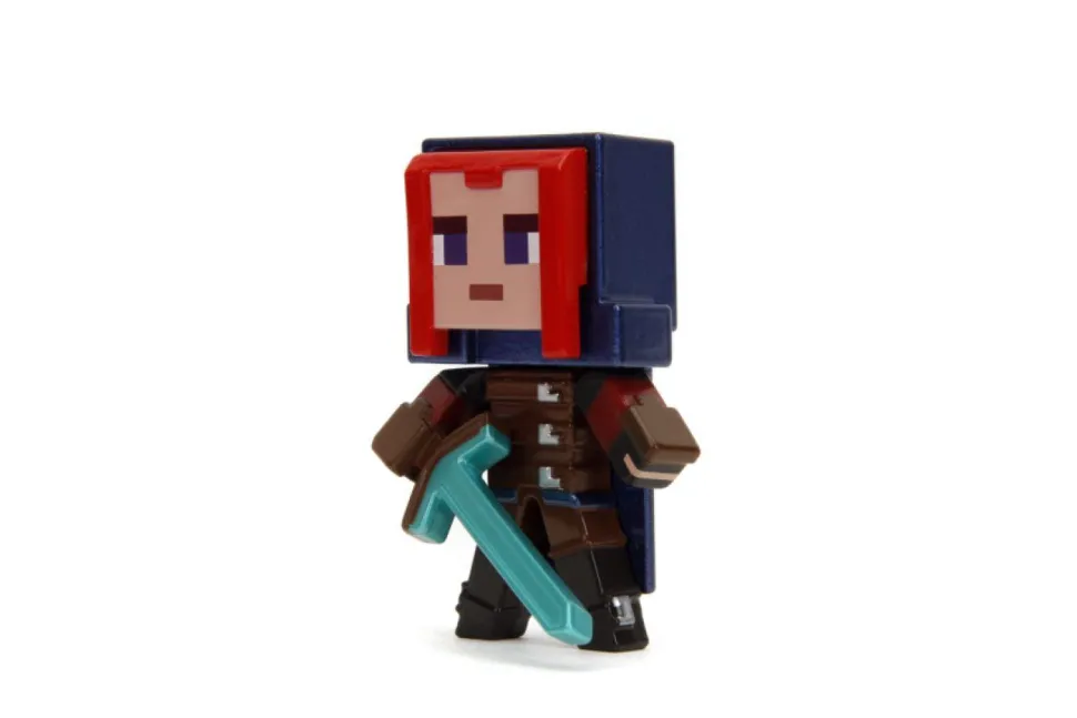 Minecraft Legends - Hero Ranger, Zombie, Piglin Blaze Runt & Piglin Mace Runt Metalfigs 2.5" Die-Cast Figure 4-Pack